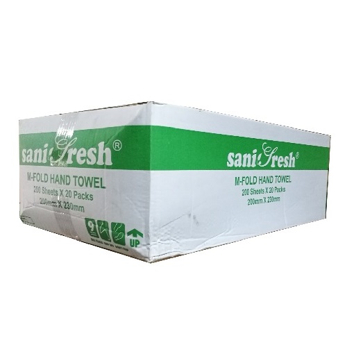 m fold hand towel pure pulp